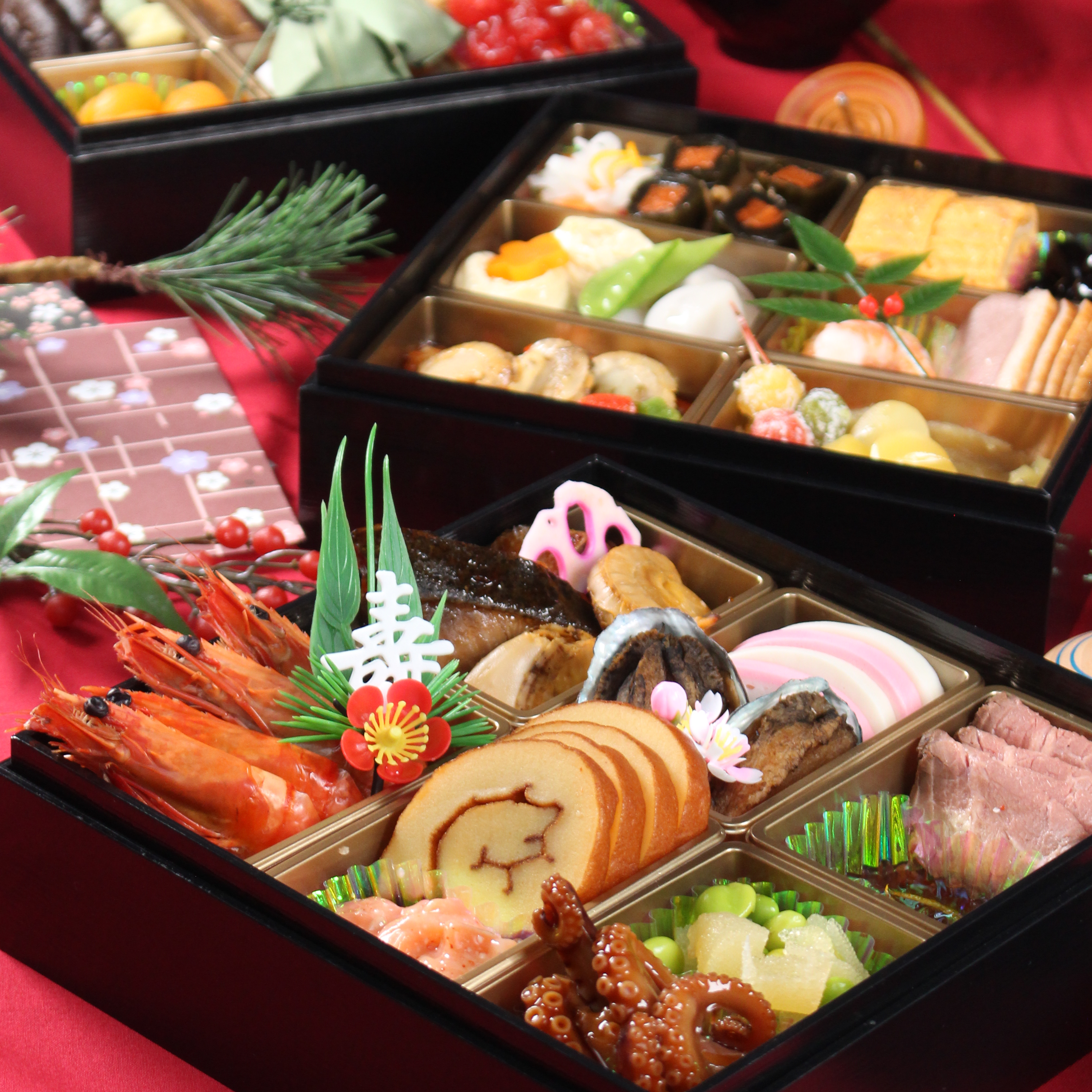 予約商品】令和8年 あぜでり謹製おせち 三段重（3～4人前）※数量限定