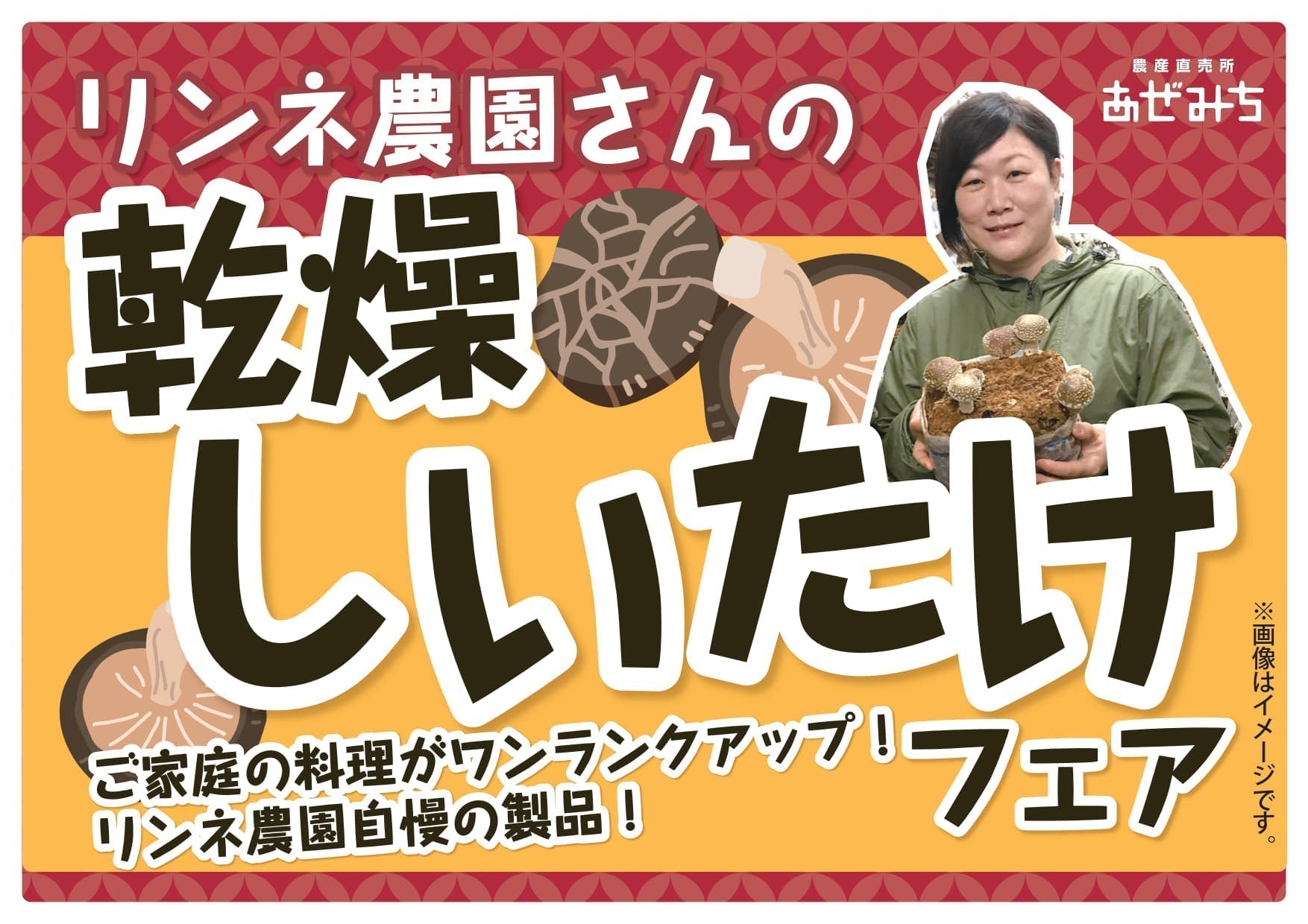 🍄 リンネ農園 乾燥しいたけフェア開催！ 🍄