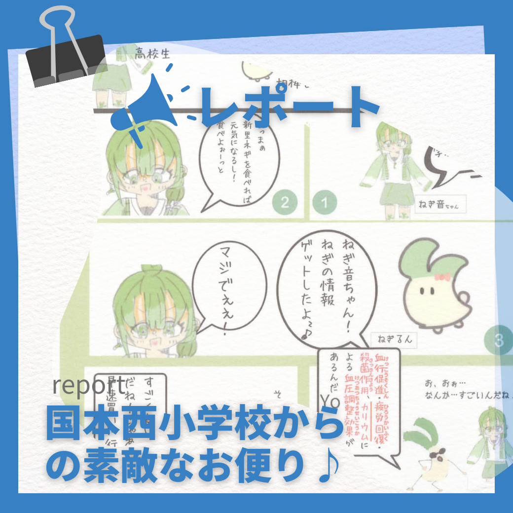 【感動】国本西小の皆さんが作った「新里ねぎ」パンフレットが凄すぎる！美味さの秘密と愛が詰まってます✨