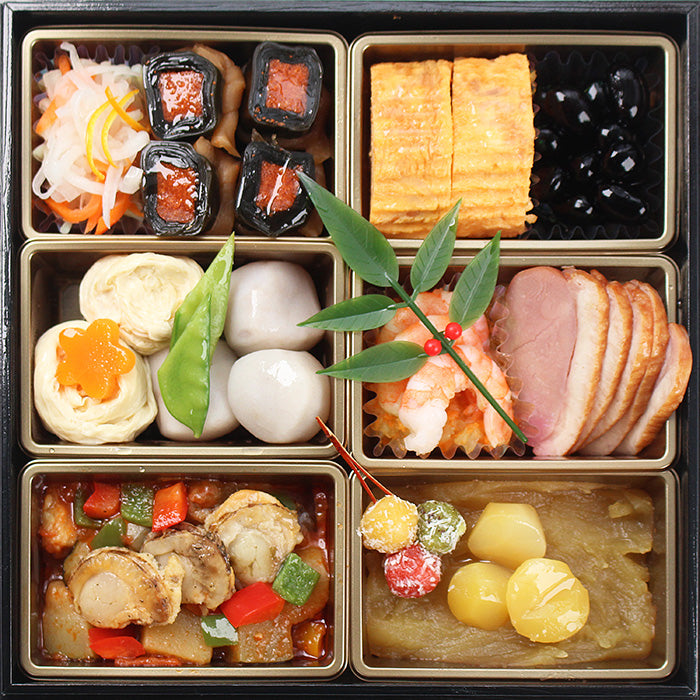 予約商品】令和8年 あぜでり謹製おせち 三段重（3～4人前）※数量限定